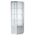 glass display cabinet lockable