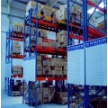 warehouse rack mounted stop signs