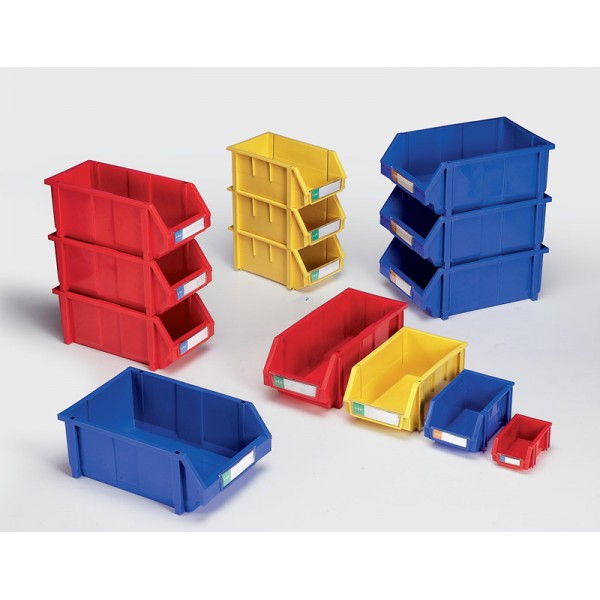 plastic storage bin with handles