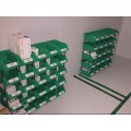  warehouse plastic storage bins