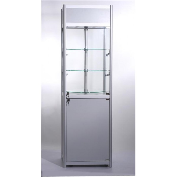 Aluminum Glass display stand